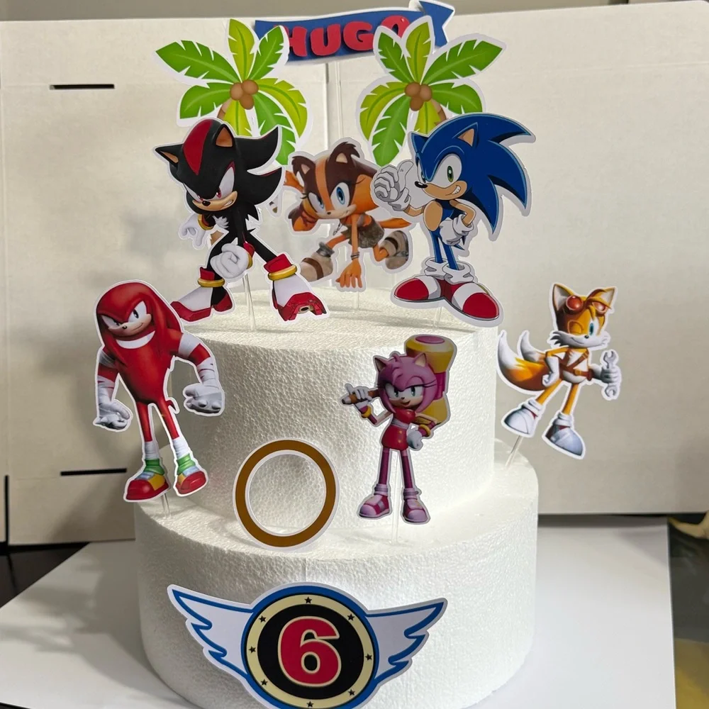 Sonic the Hedgehog Cake Toppers